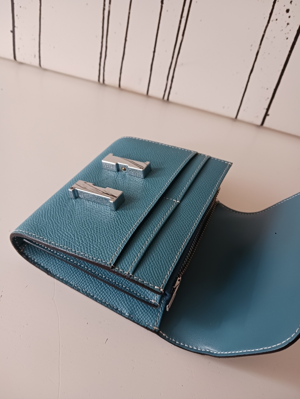 Blue Paon Compact Wallet - Picture 8 of 8